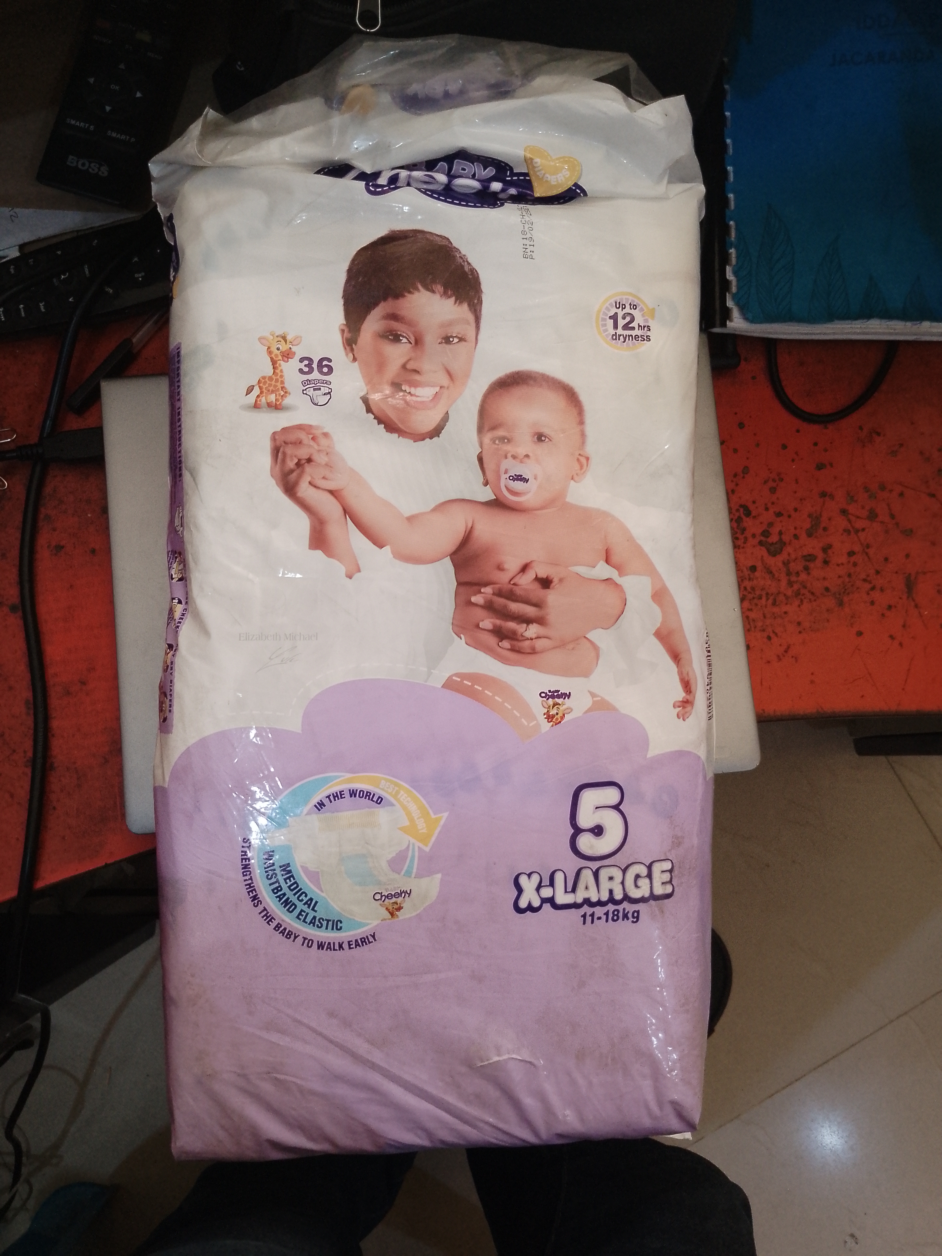 Baby Diaper-Baby Check 5 X-Large Na. 5